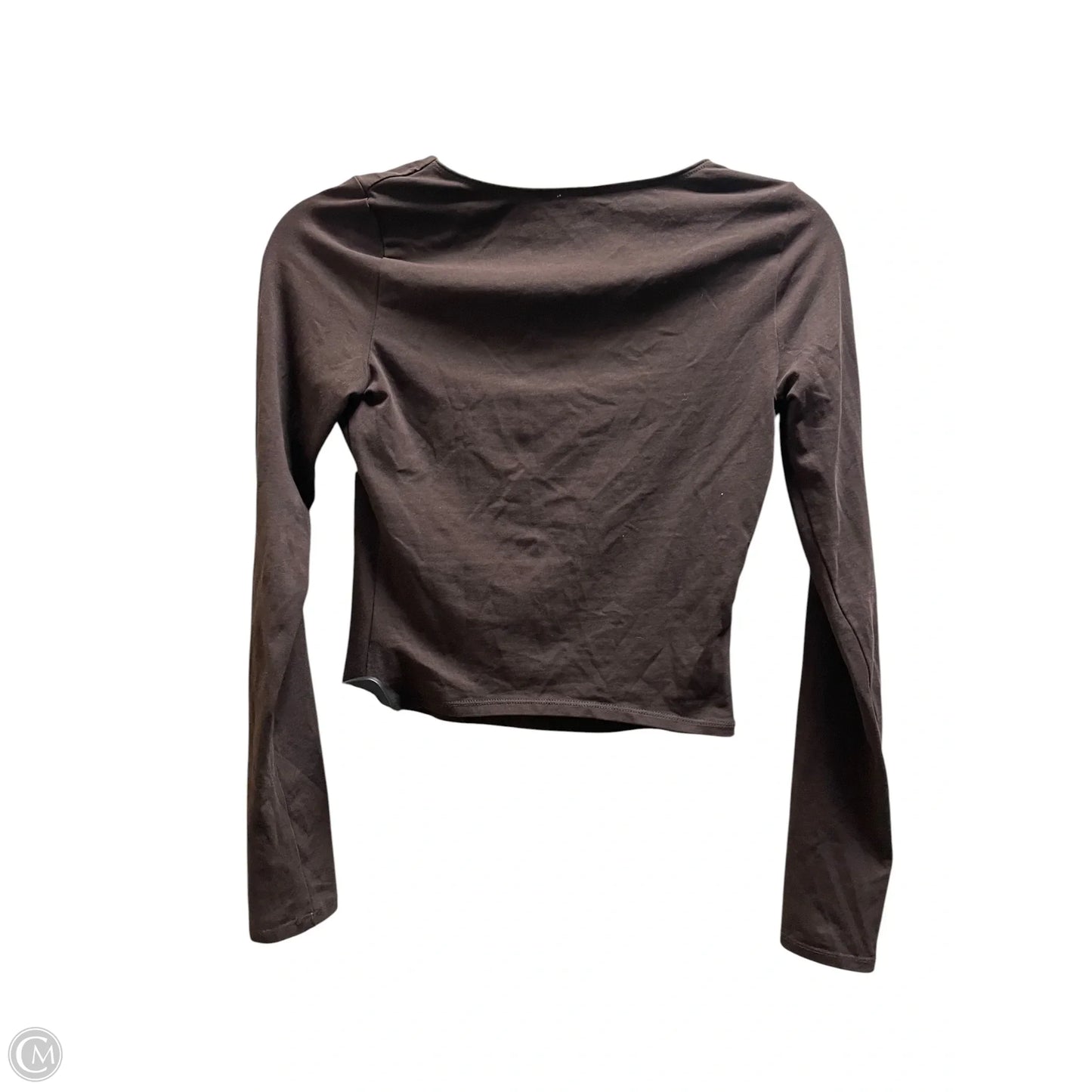 Top Long Sleeve By Garage In Brown, Size: S