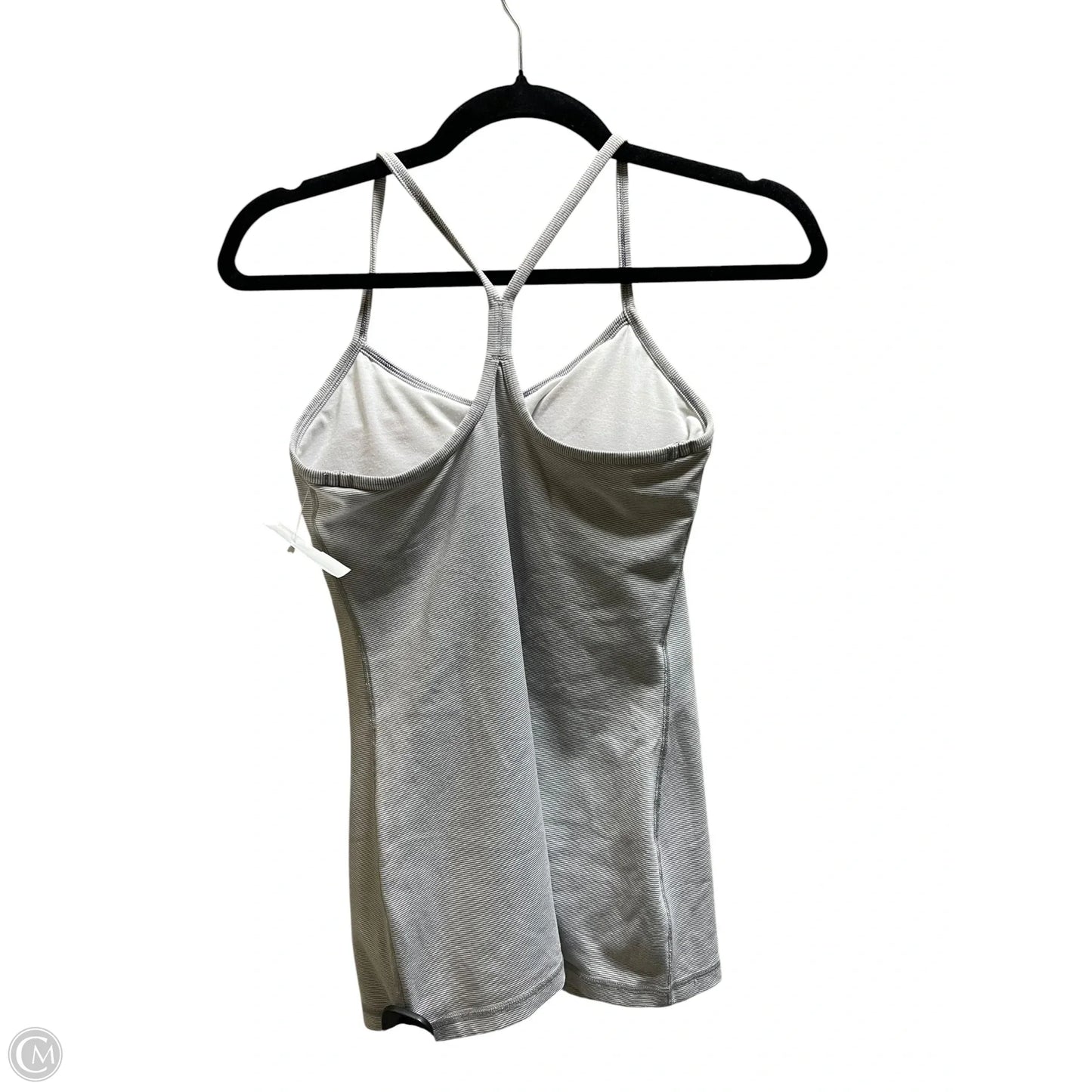 Athletic Tank Top By Lululemon In Grey, Size: M