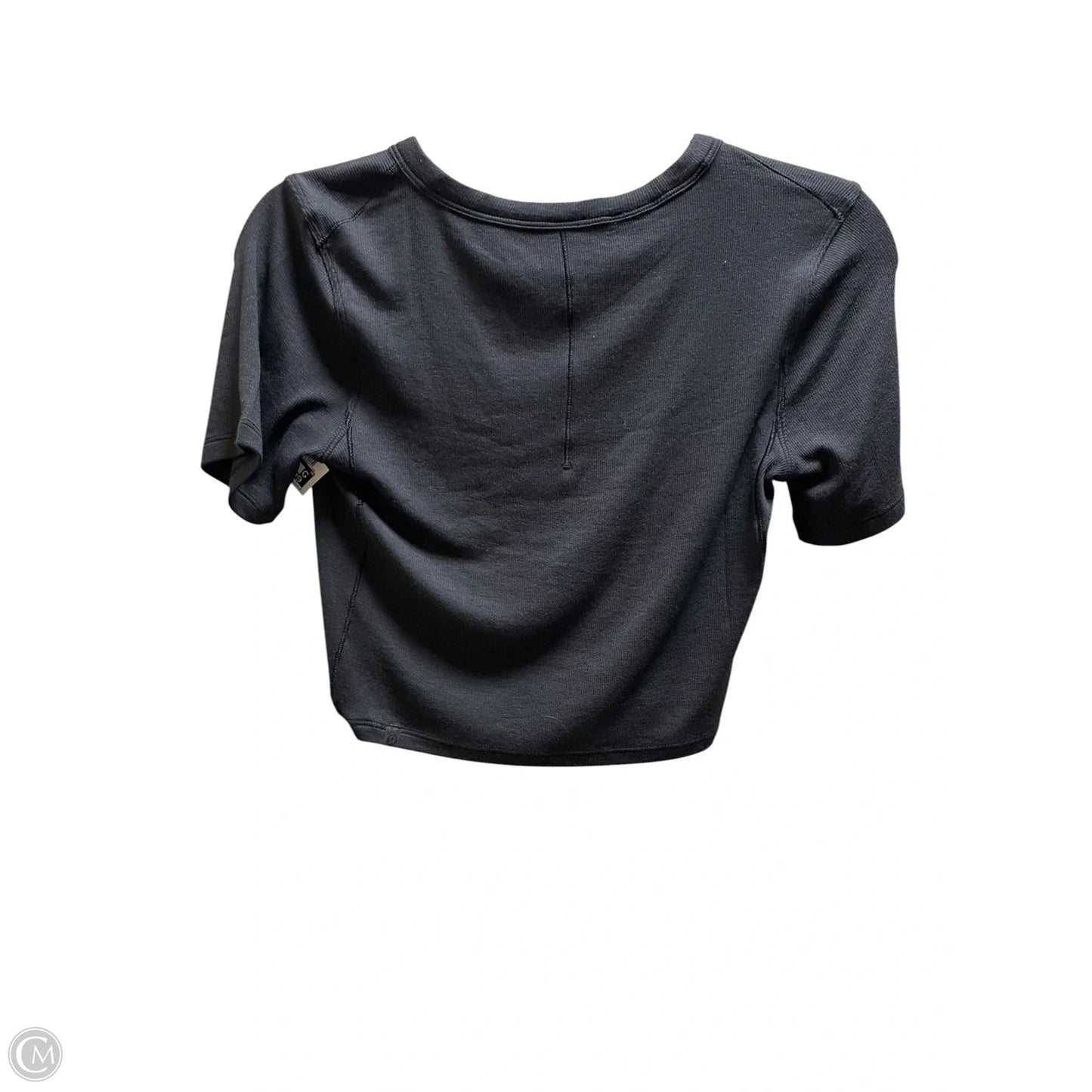 Top Short Sleeve By Lululemon In Black, Size: S