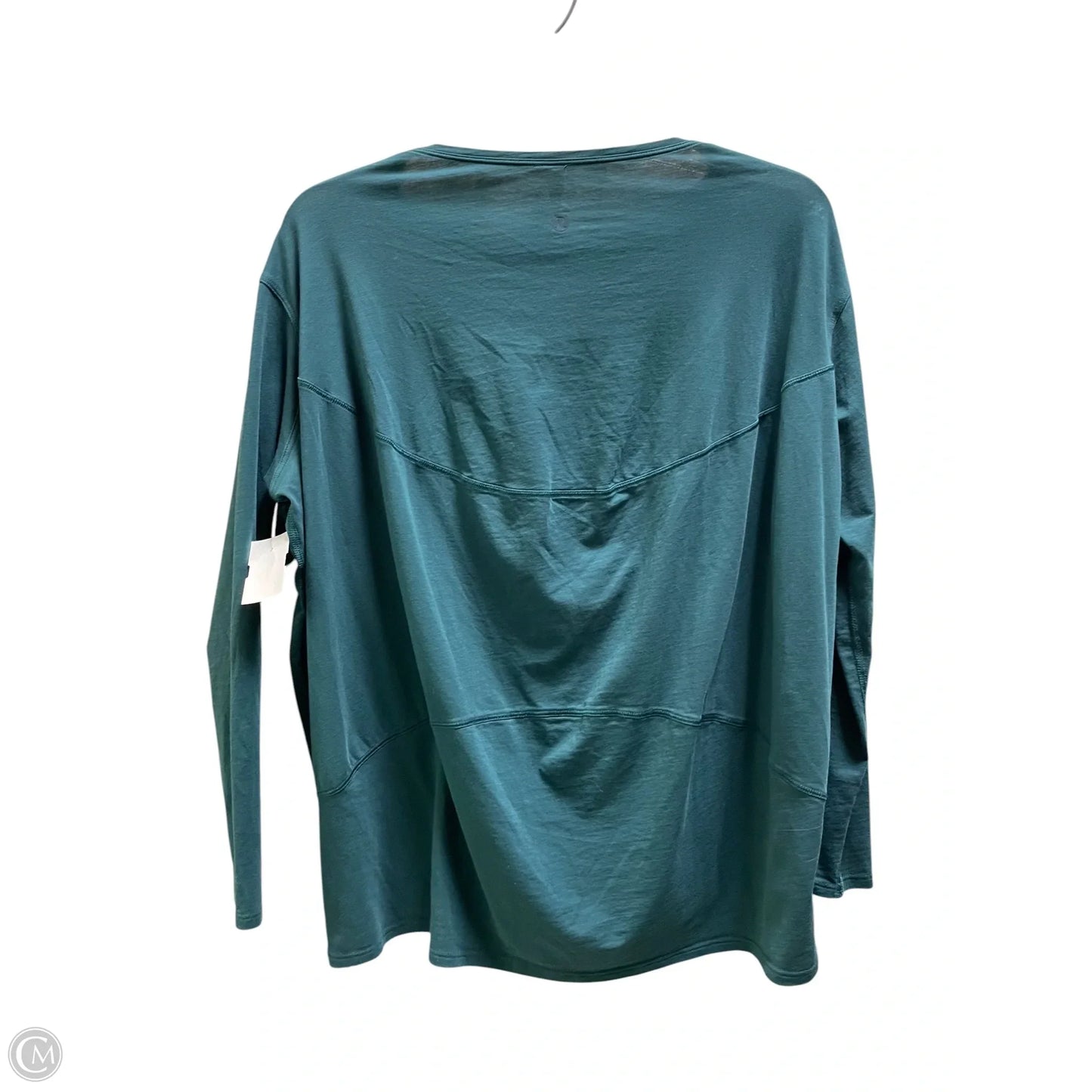 Top Long Sleeve By Lululemon In Green, Size: 4