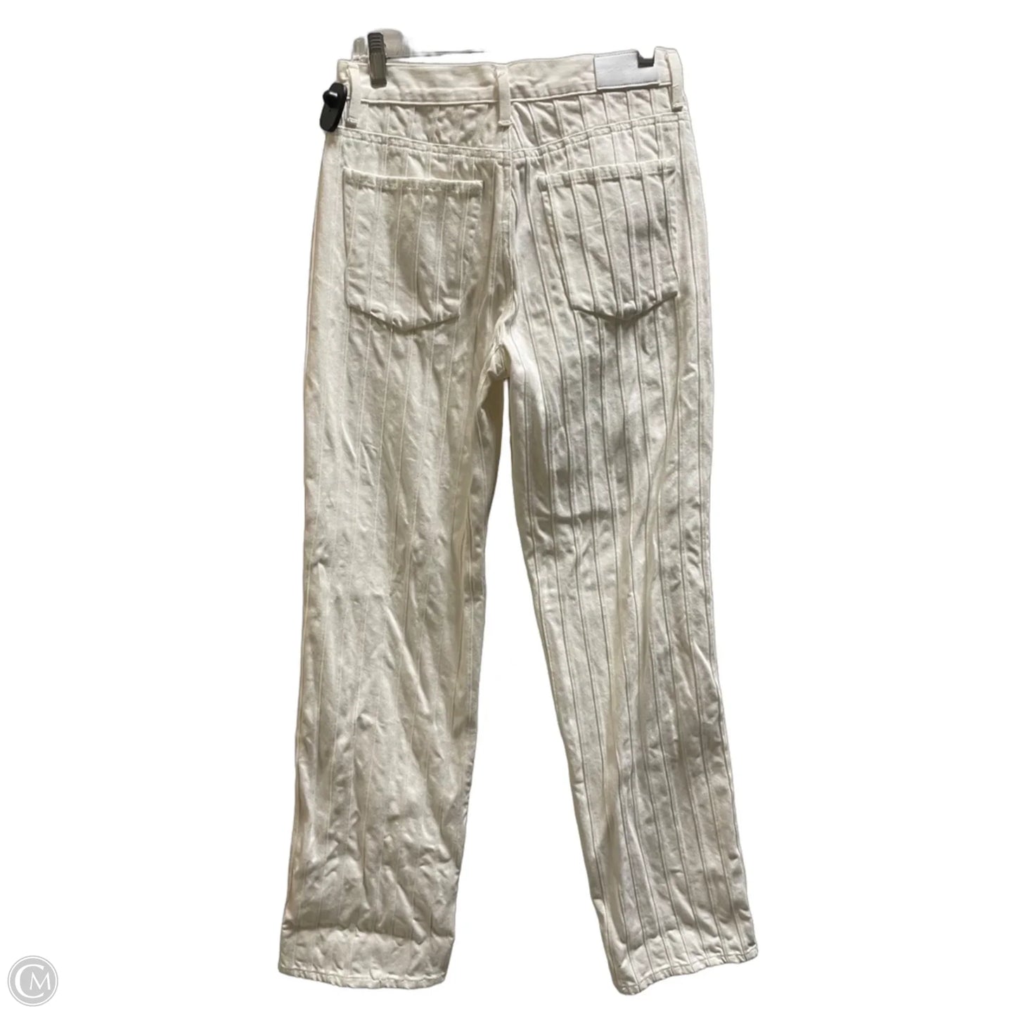 Jeans Boyfriend By Clothes Mentor In White, Size: 4