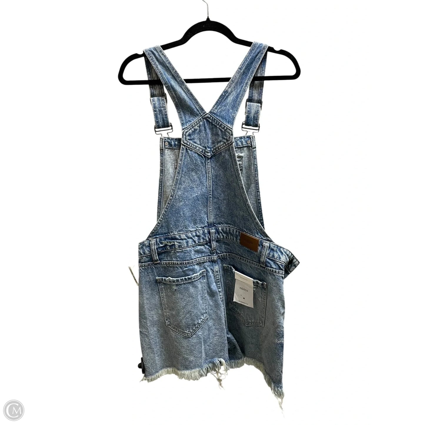 Overalls By Clothes Mentor In Blue Denim, Size: M