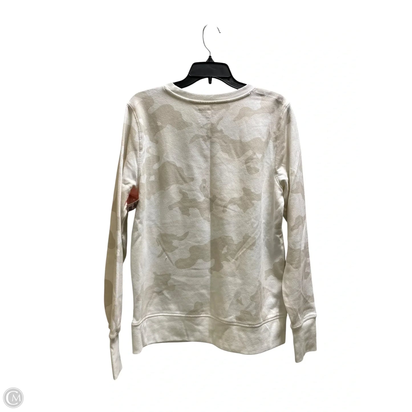 Sweatshirt Crewneck By Tek Gear In White, Size: L