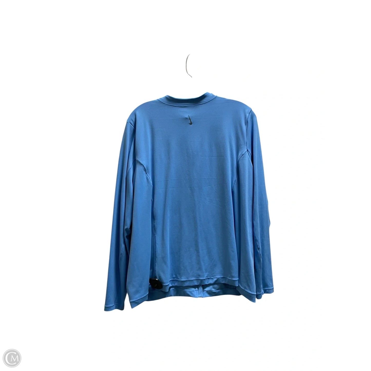 Athletic Jacket By Nike Apparel In Blue, Size: 1x