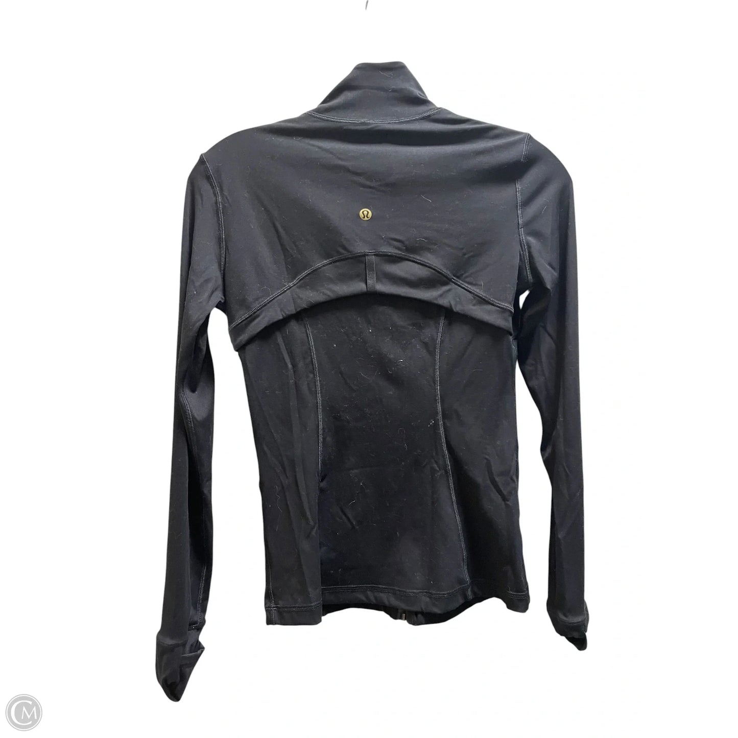 Athletic Jacket By Lululemon In Black, Size: S