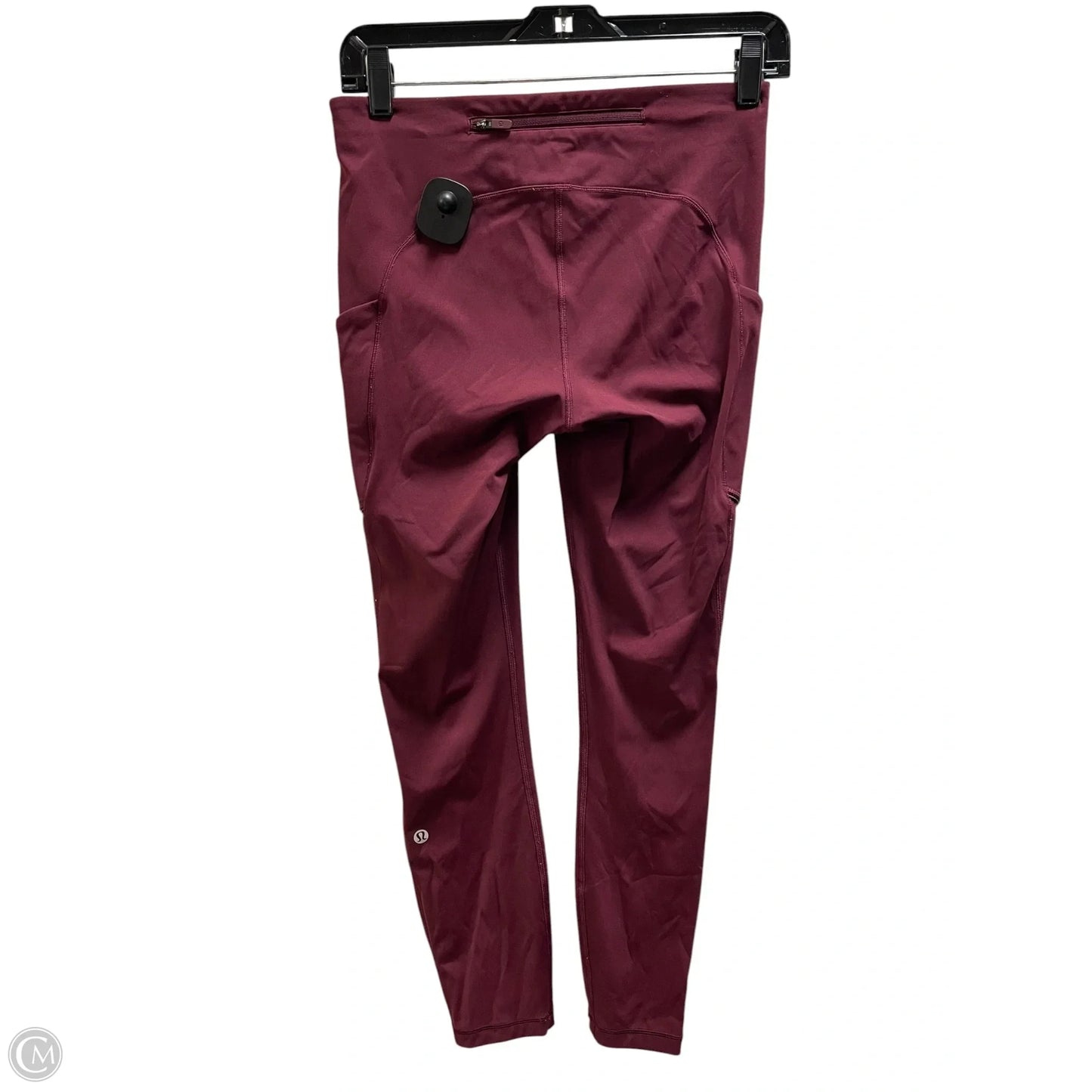 Athletic Leggings By Lululemon In Maroon, Size: 6