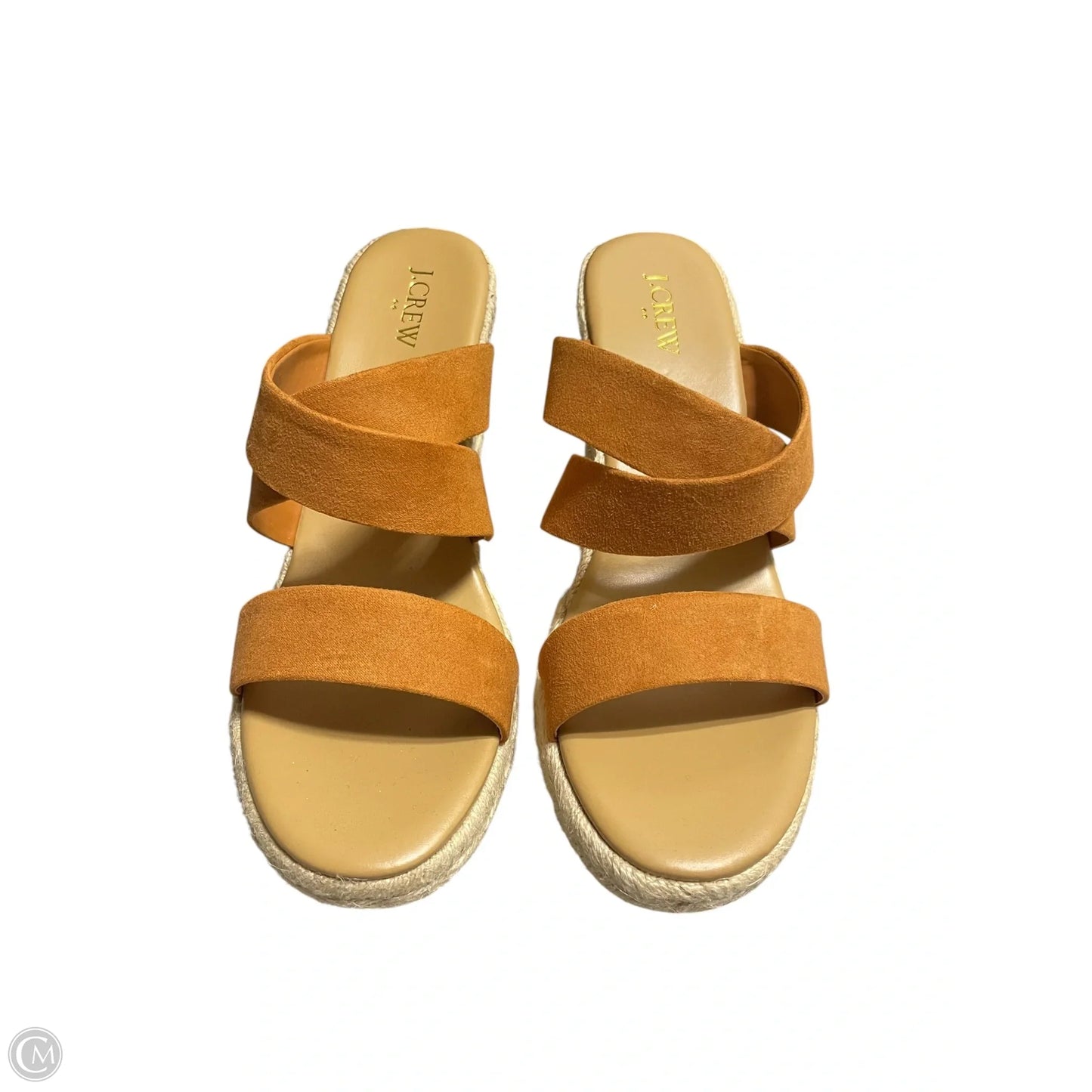 Sandals Heels Block By J. Crew In Brown, Size: 9.5