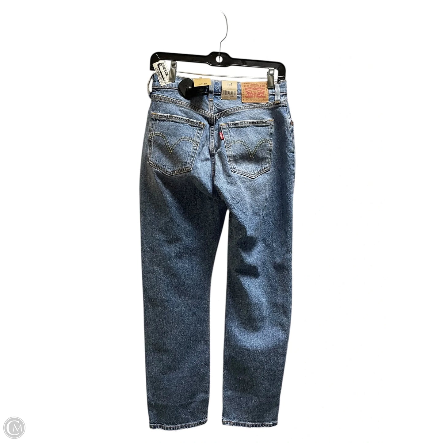 Jeans Skinny By Levis In Blue, Size: 4