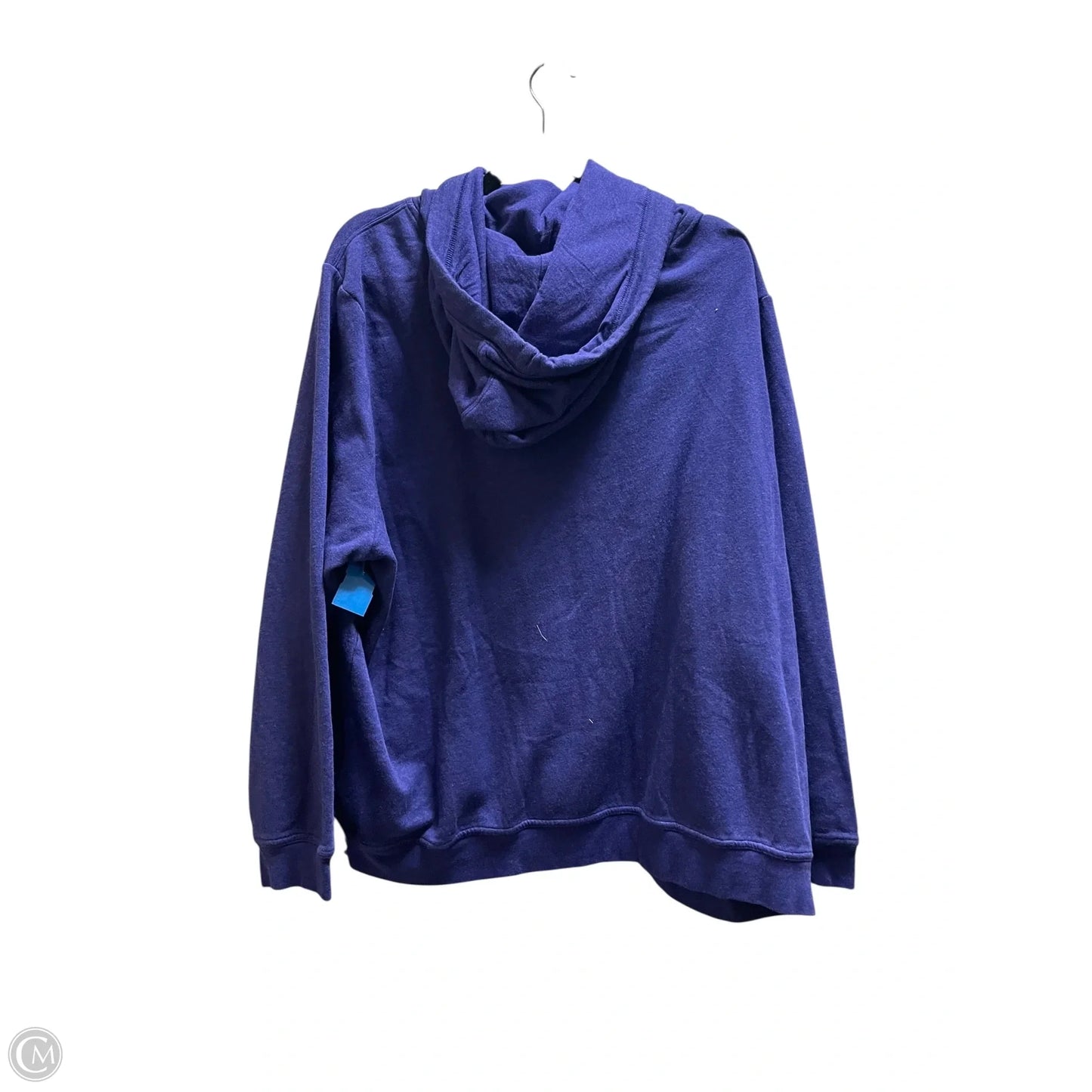 Sweatshirt Hoodie By Nike Apparel In Purple, Size: 3x