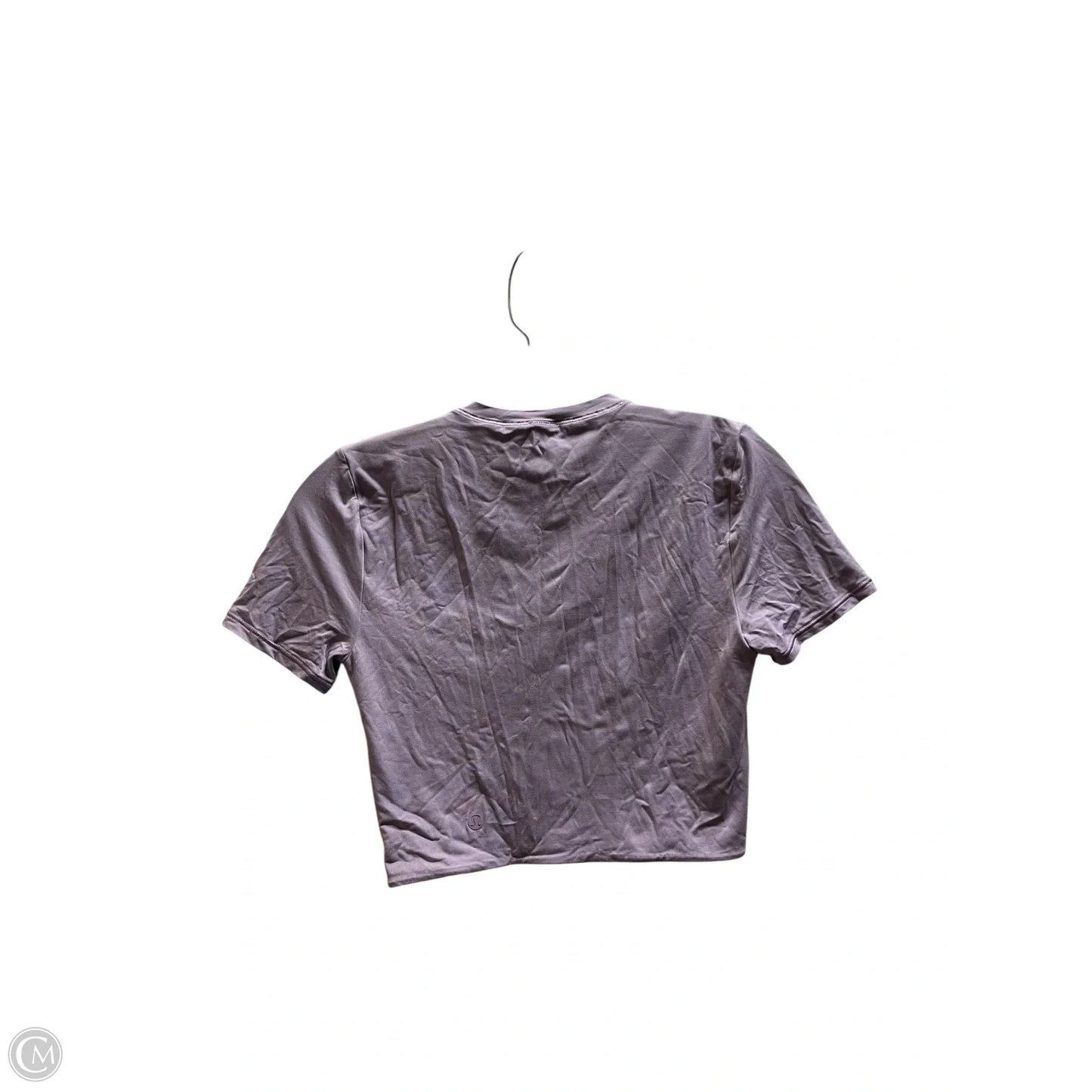 Athletic Top Short Sleeve By Lululemon In Purple, Size: 4