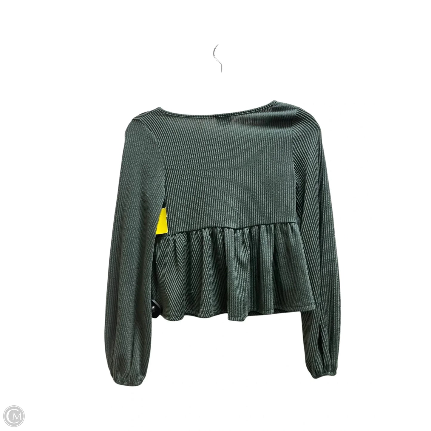 Top Long Sleeve By Blue Rain In Green, Size: Xs