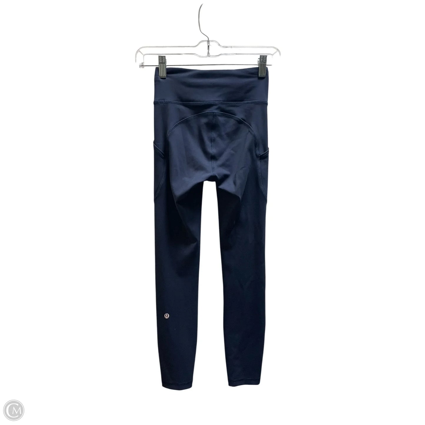 Athletic Leggings By Lululemon In Navy, Size: 2