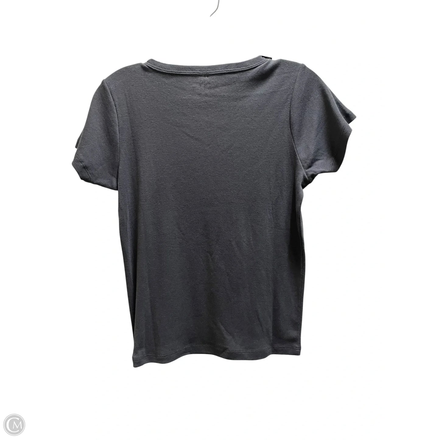 Top Short Sleeve By Clothes Mentor In Grey, Size: S
