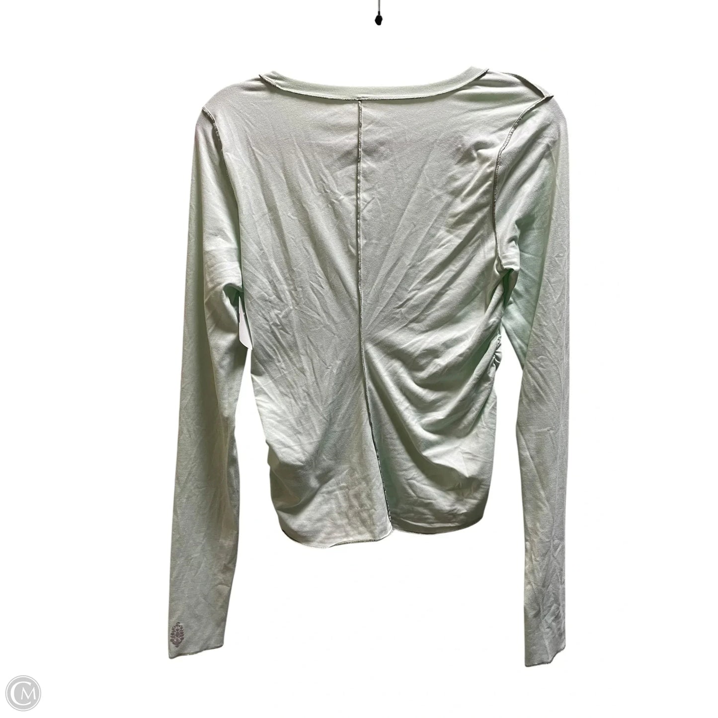 Top Long Sleeve By Free People In Green, Size: M