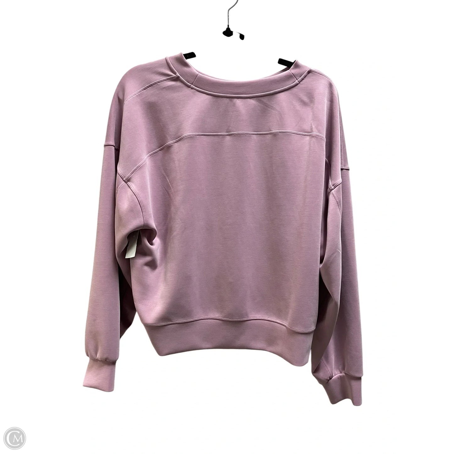Athletic Sweatshirt Crewneck By Lululemon In Pink, Size: M
