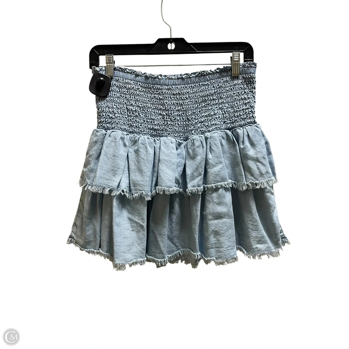 Skirt Maxi By Aerie In Blue Denim, Size: M