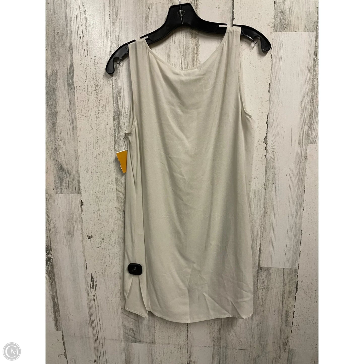 Top Sleeveless Basic By Eileen Fisher In Cream, Size: Xs