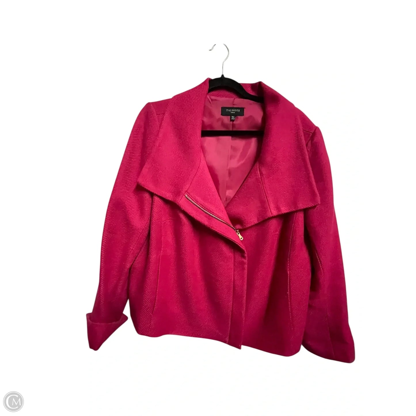 Jacket Other By Talbots In Pink, Size: Xl