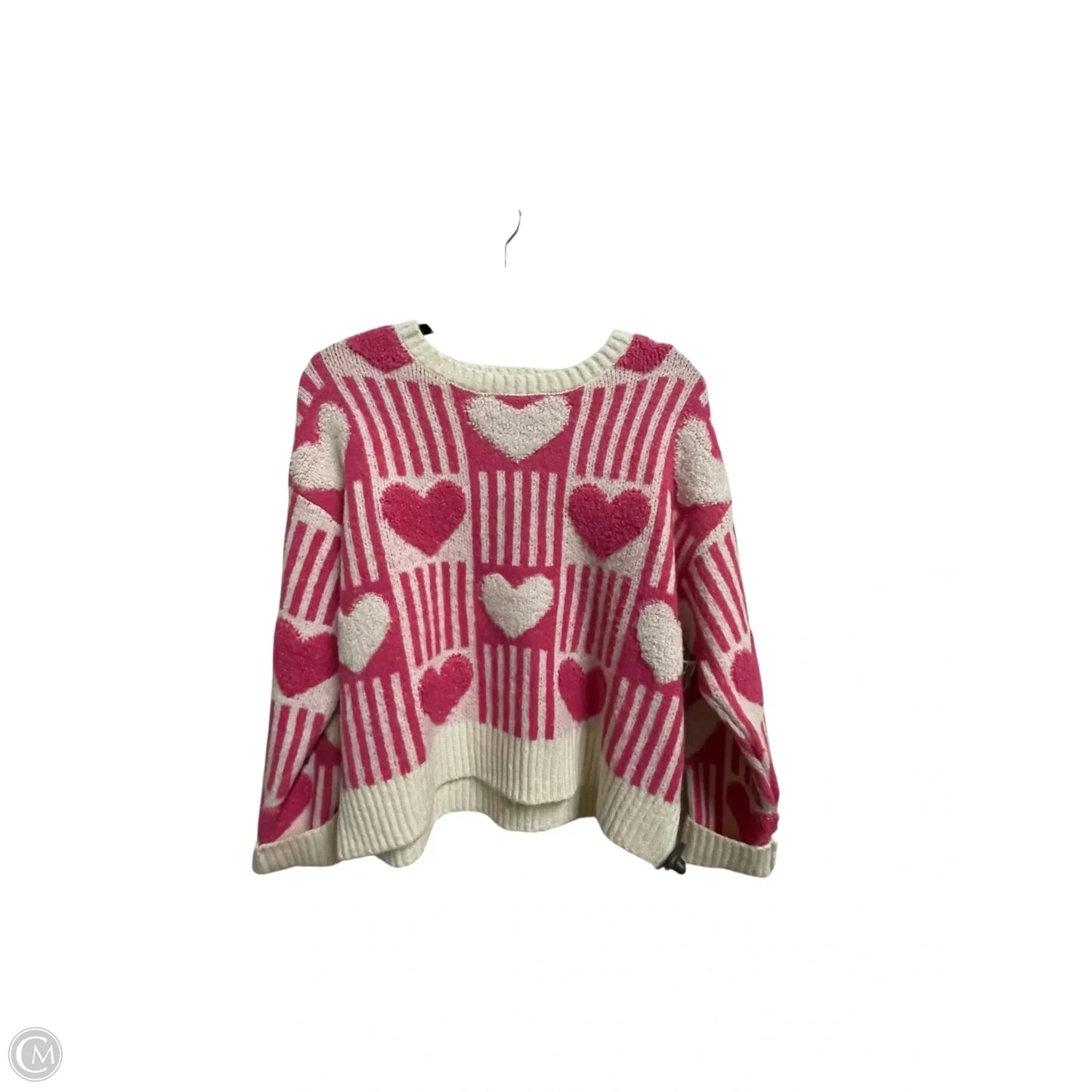 Sweater By Clothes Mentor In Pink, Size: M