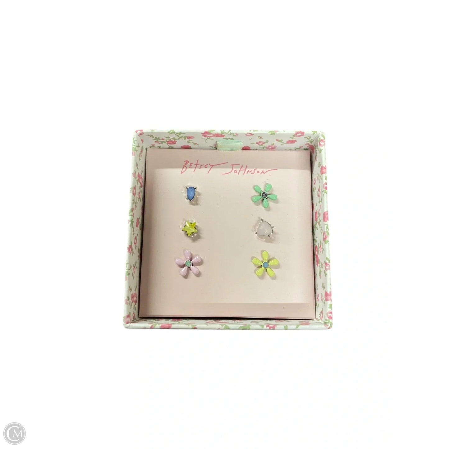 Earrings Stud By Betsey Johnson, Size: 06 Piece Set