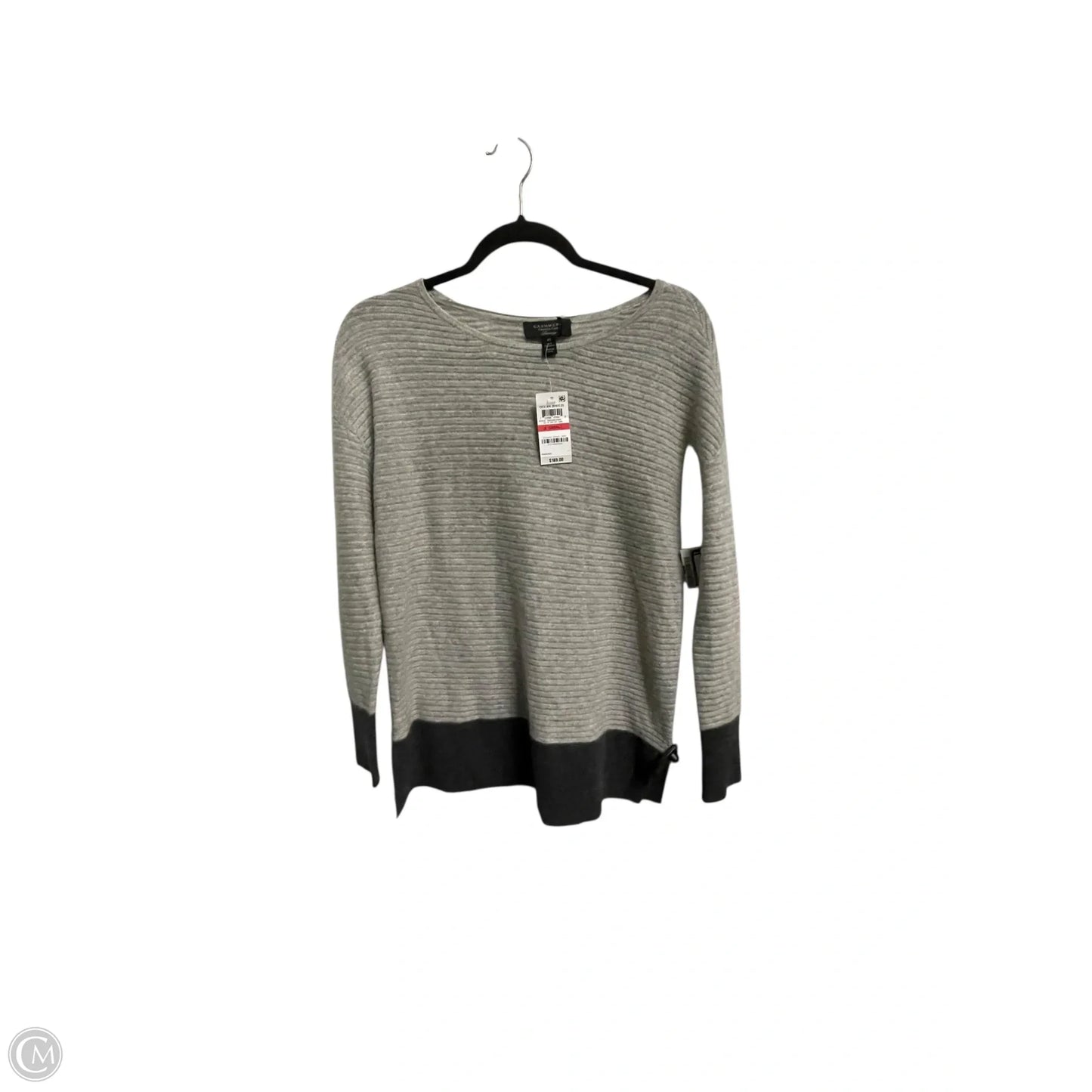 Sweater By Charter Club In Grey, Size: Xs