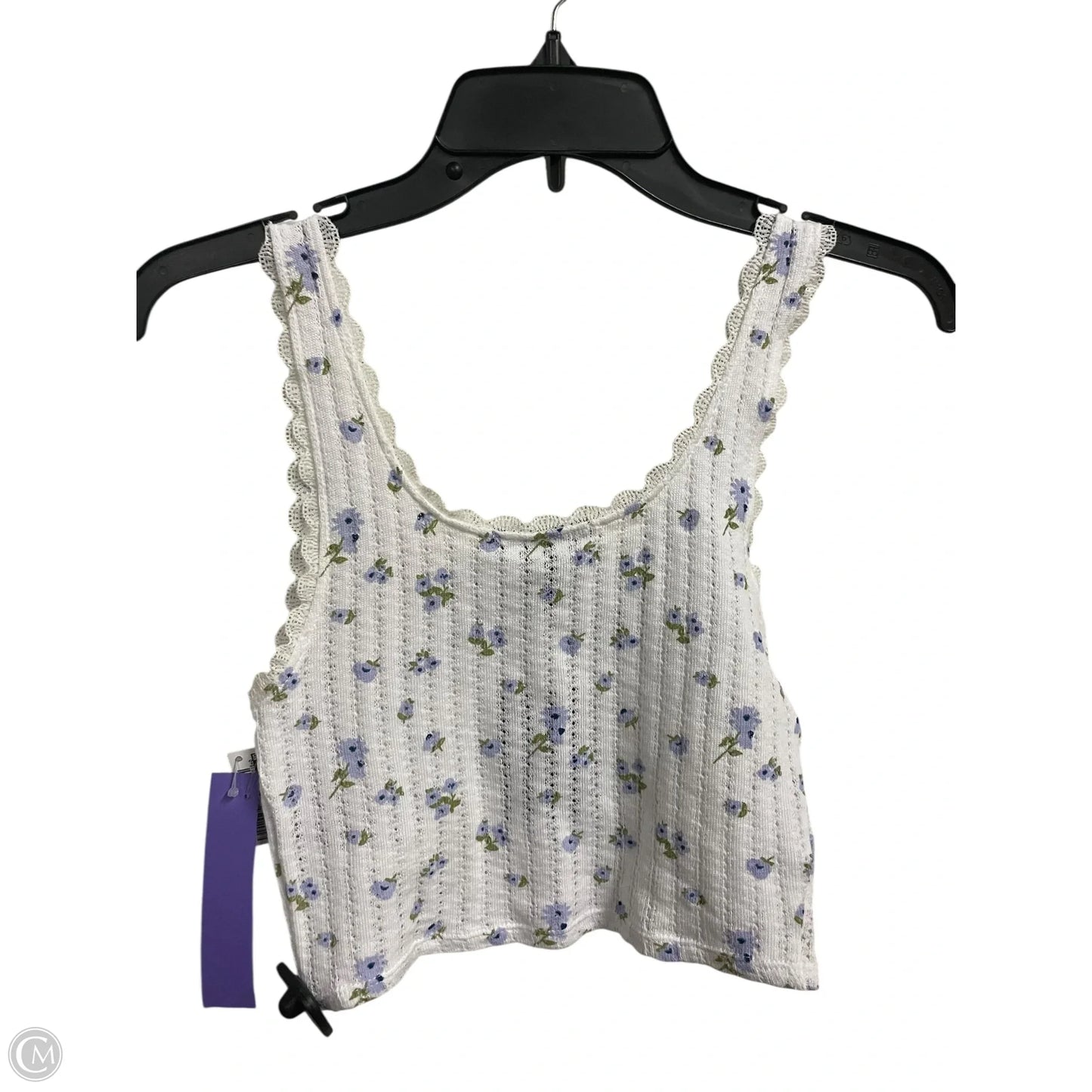 Top Sleeveless By Forever 21 In White, Size: S