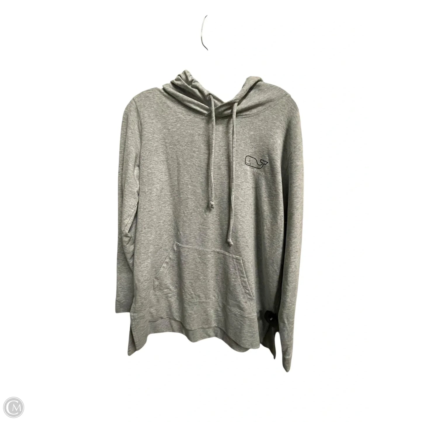 Sweatshirt Hoodie By Vineyard Vines In Grey, Size: M