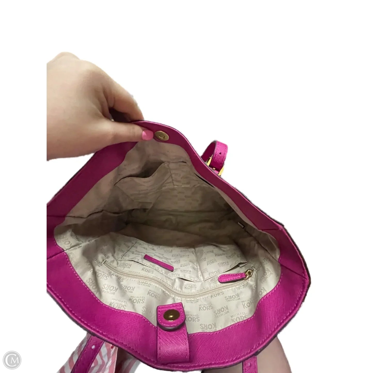 Handbag Designer By Michael Kors, Size: Large