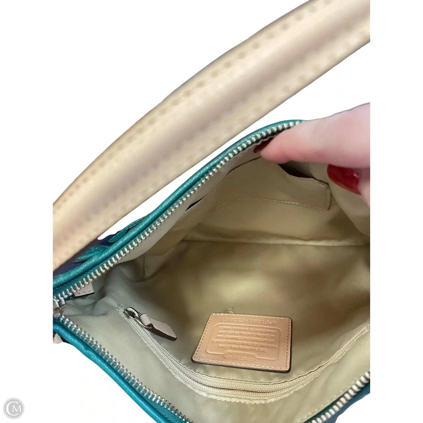 Handbag Designer By Coach, Size: Small