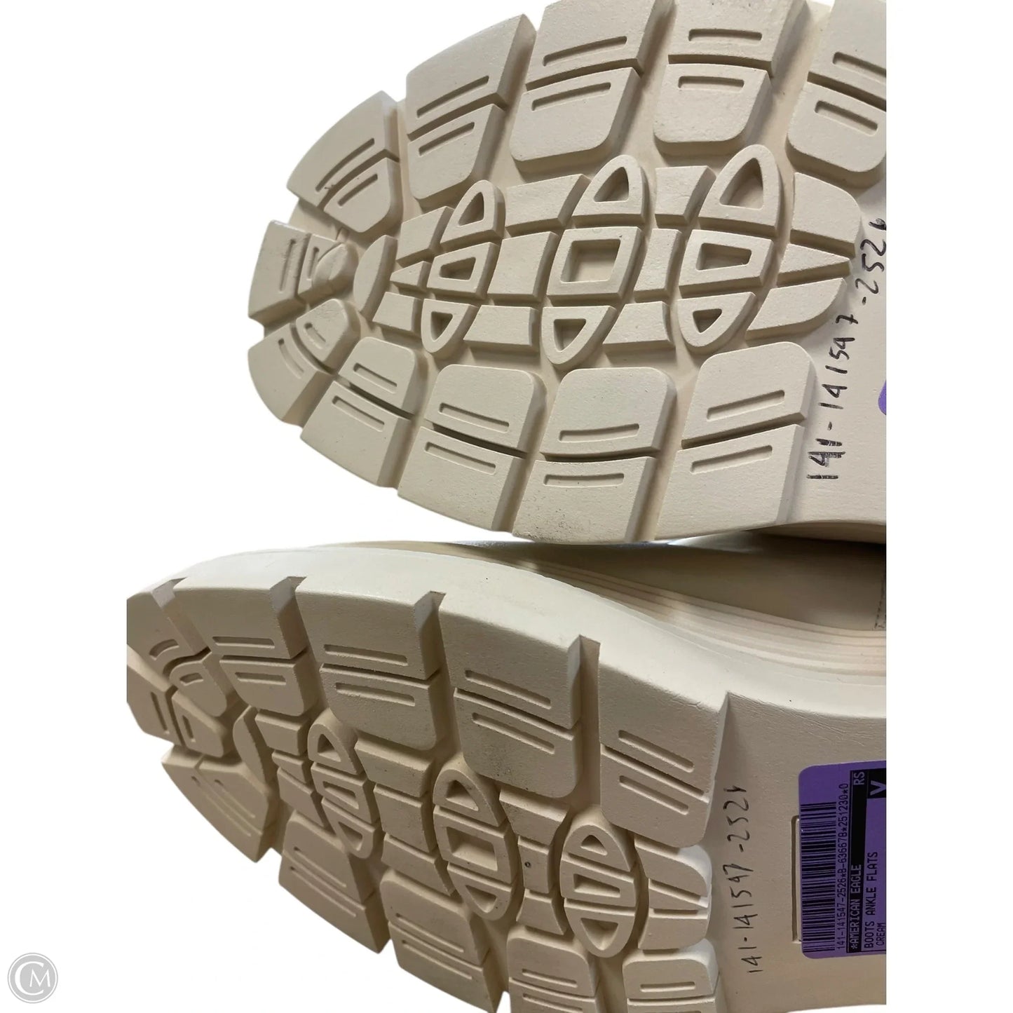 Boots Ankle Flats By American Eagle In Cream, Size: 10