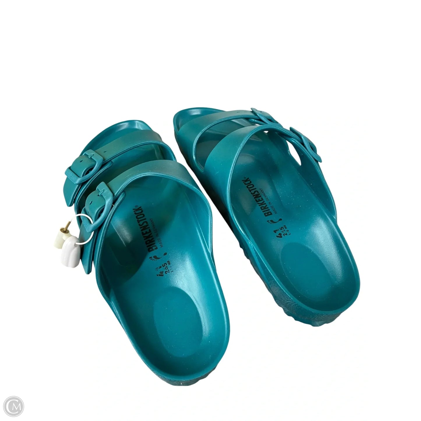 Sandals Flats By Birkenstock In Blue, Size: 10