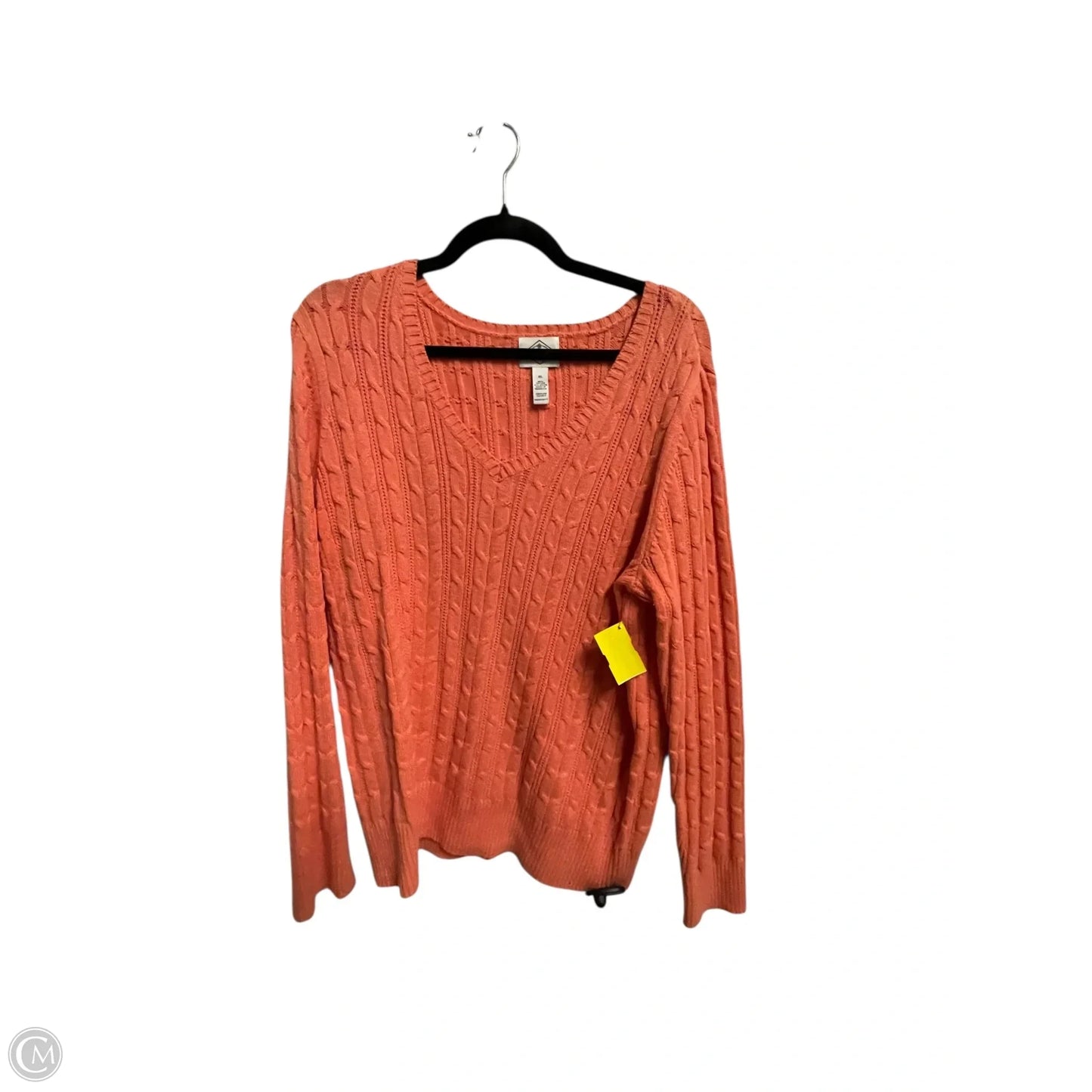 Sweater By St Johns Bay In Coral, Size: Xl