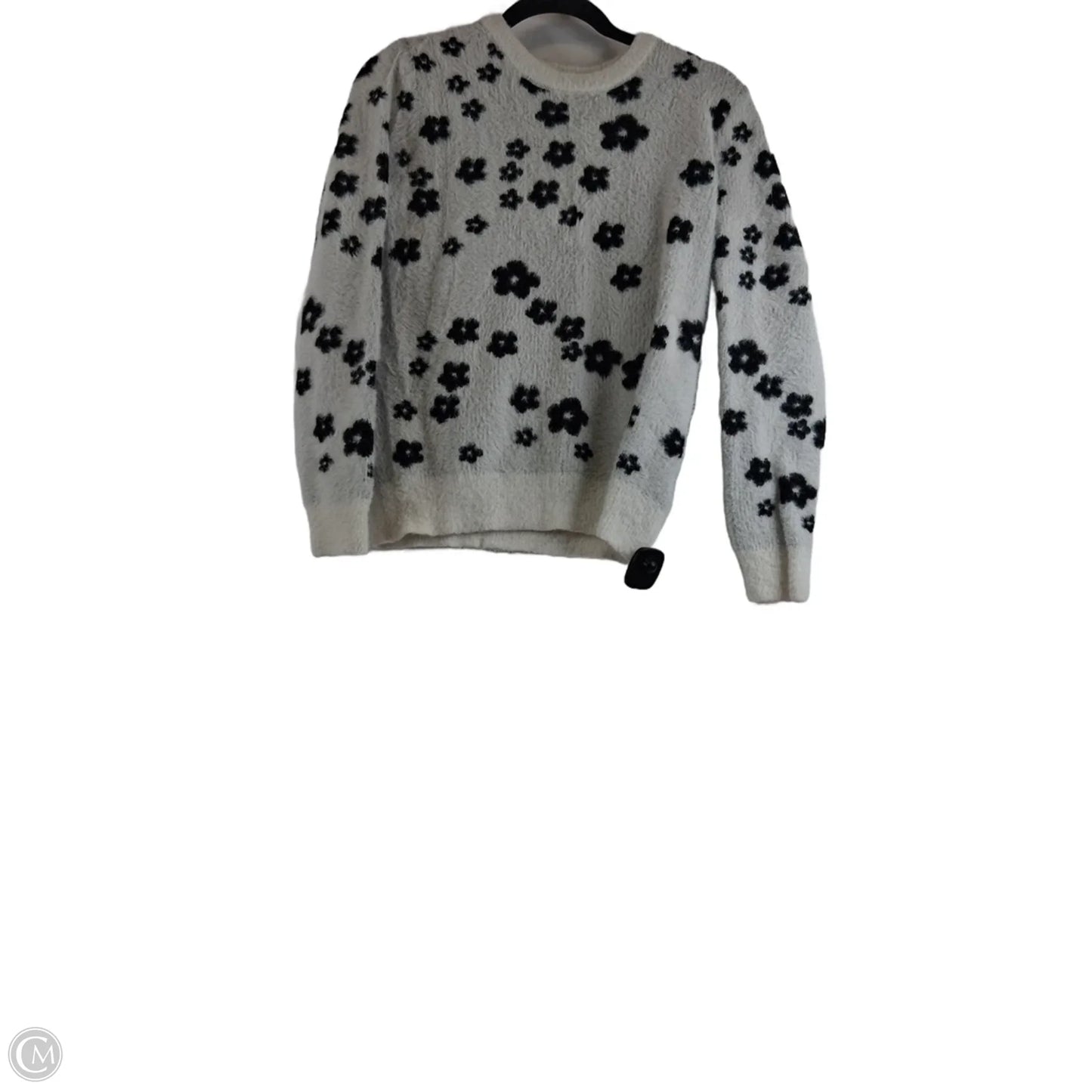 Sweater By Philosophy In Black & White, Size: M