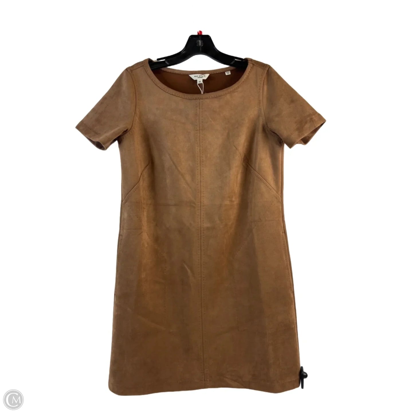 Dress Casual Midi By Max Studio In Tan, Size: Xs