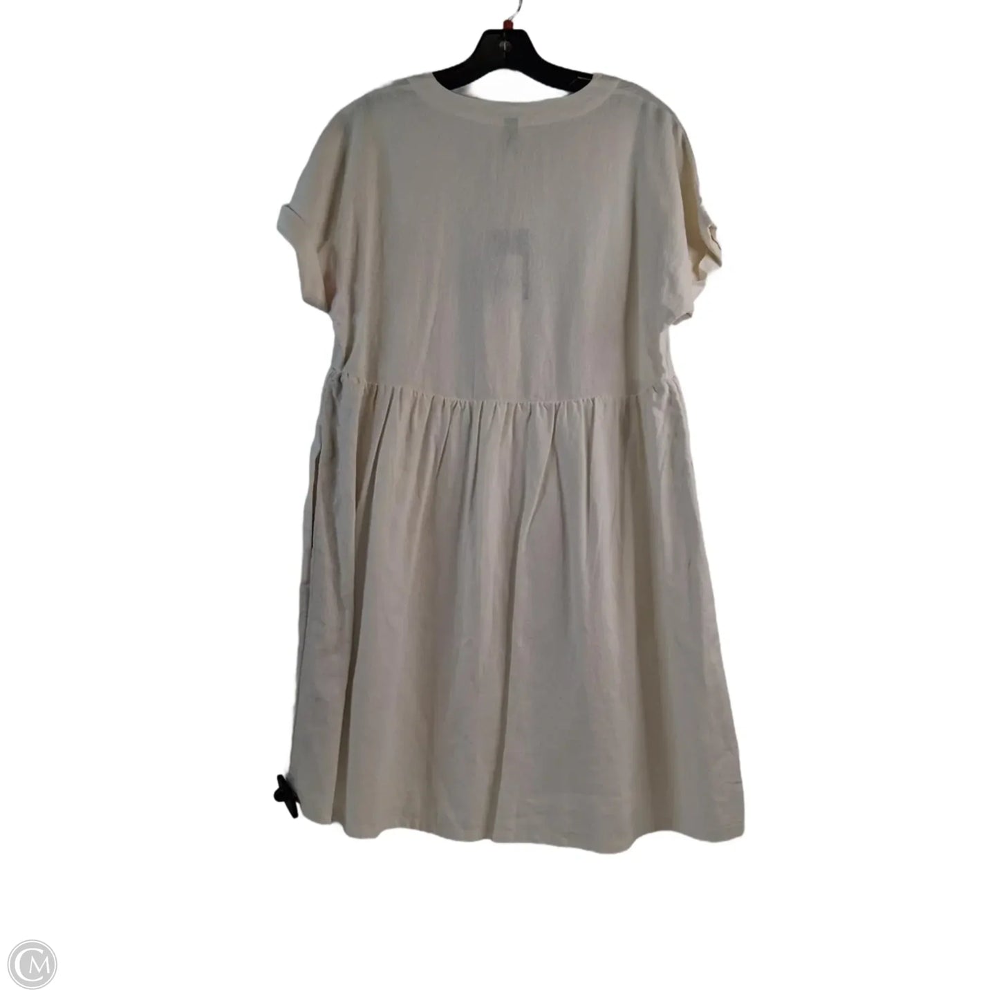 Dress Casual Midi By Universal Thread In Cream, Size: M