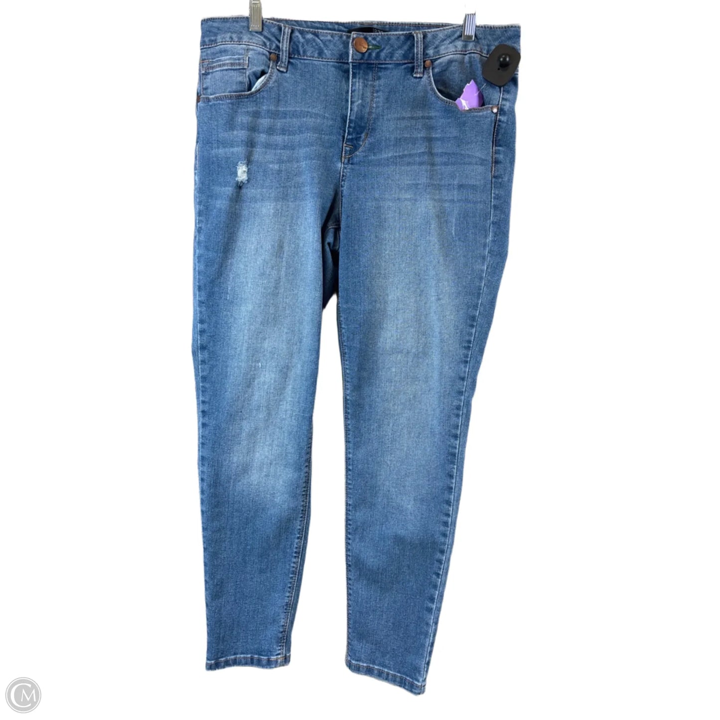 Jeans Skinny By 1822 Denim In Blue, Size: 14