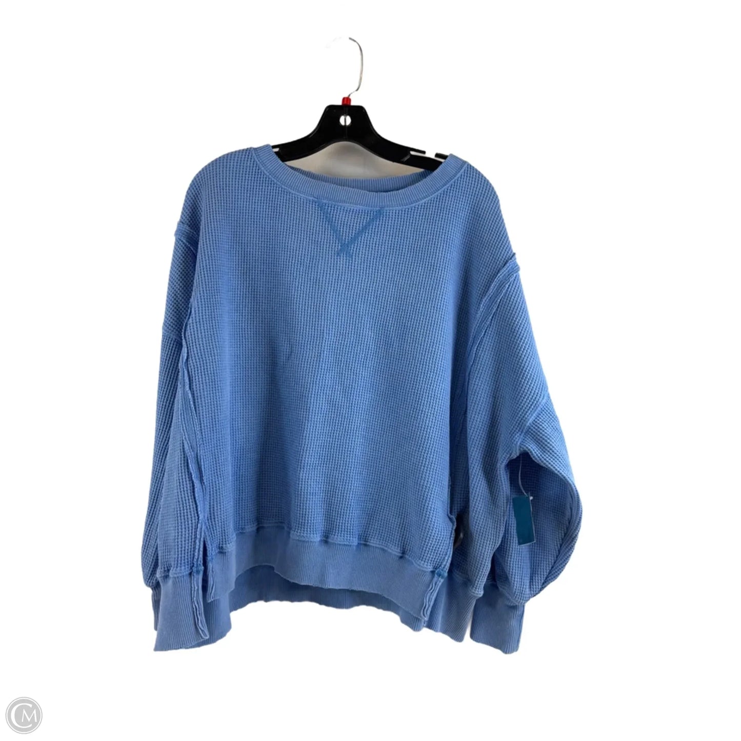 Top Long Sleeve By American Eagle In Blue, Size: Xs
