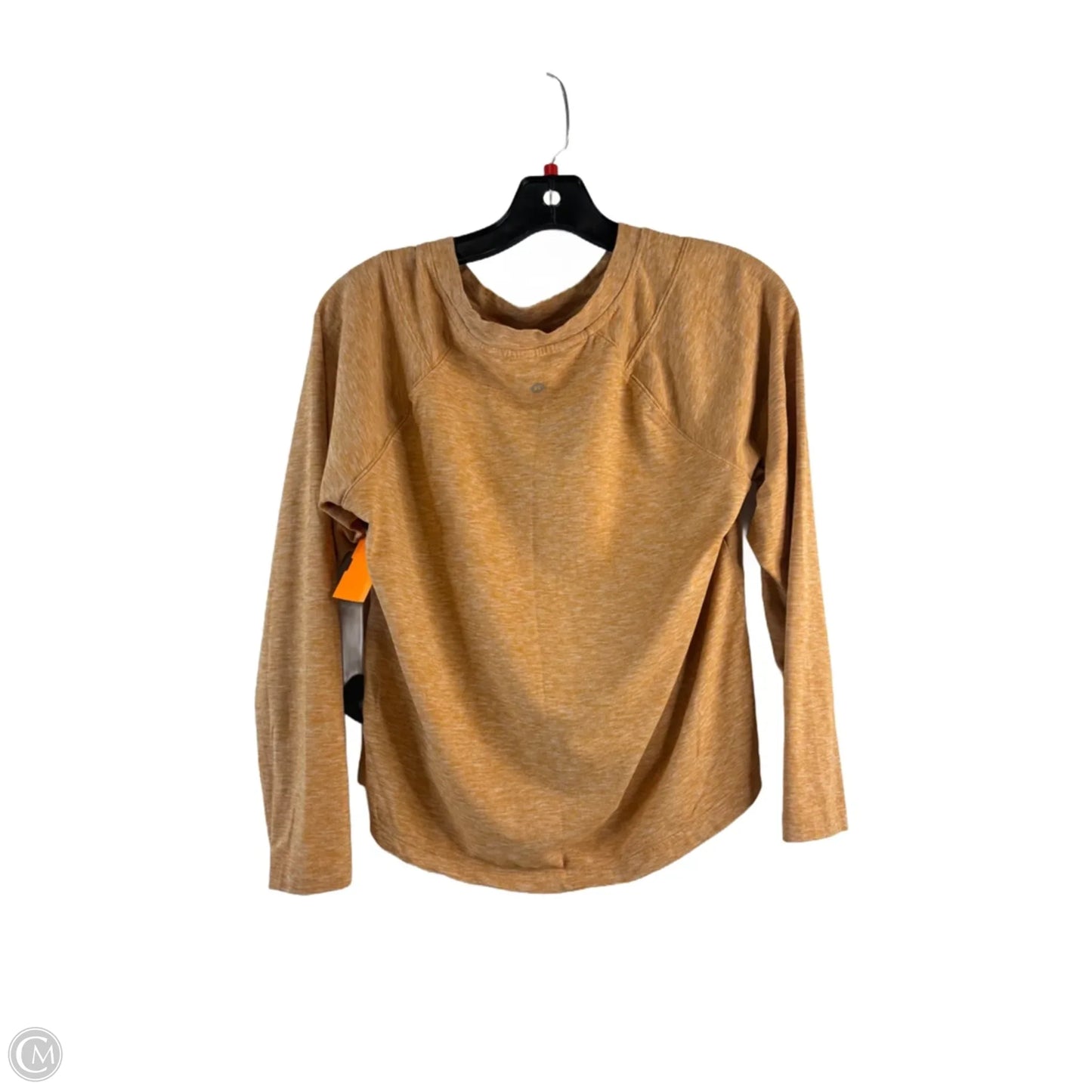 Athletic Top Long Sleeve Crewneck By Rbx In Yellow, Size: M