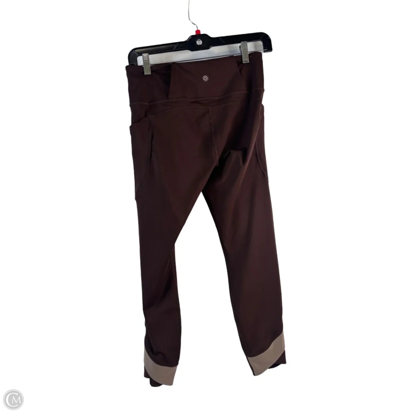 Athletic Leggings Capris By Athleta In Brown, Size: M