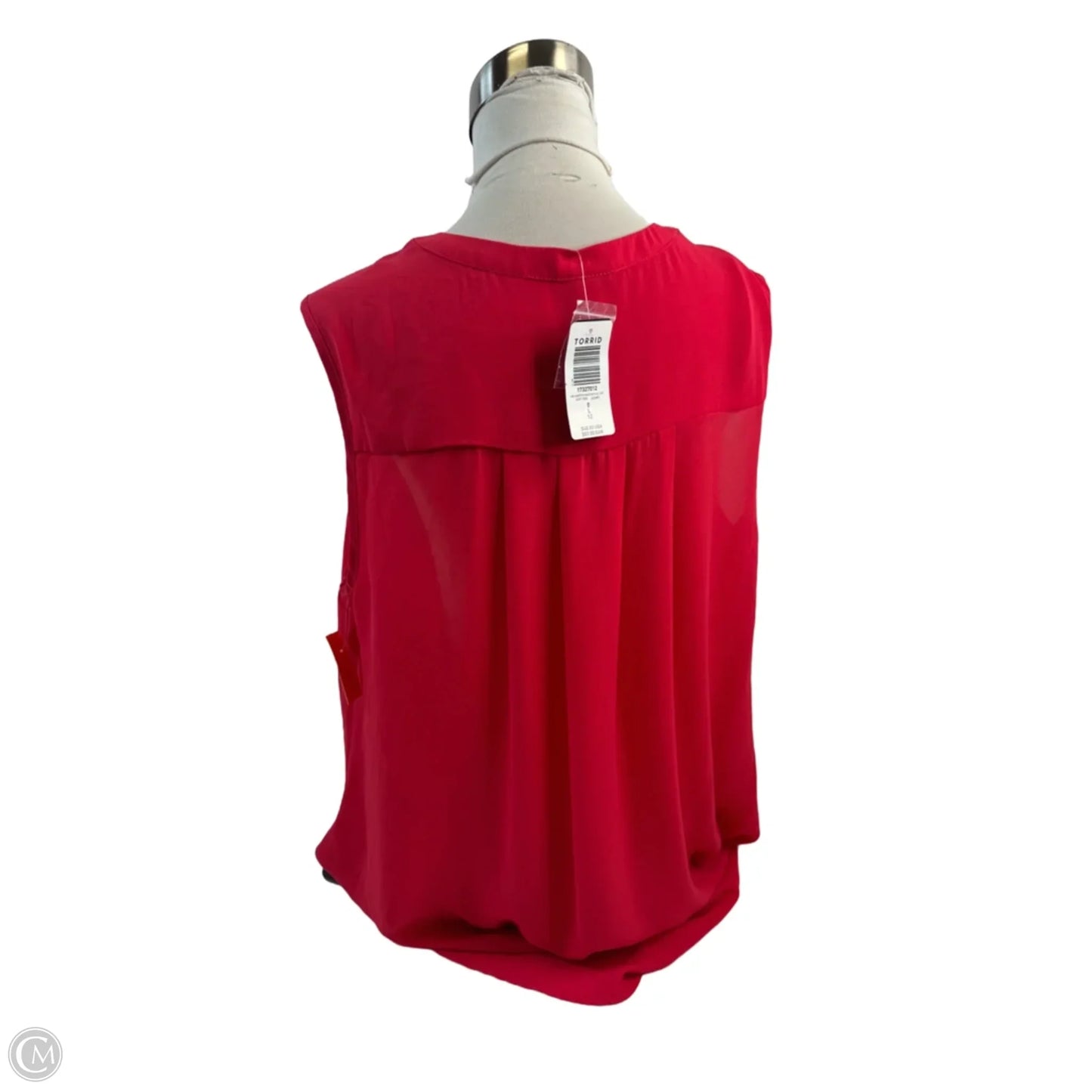 Top Sleeveless By Torrid In Coral, Size: L