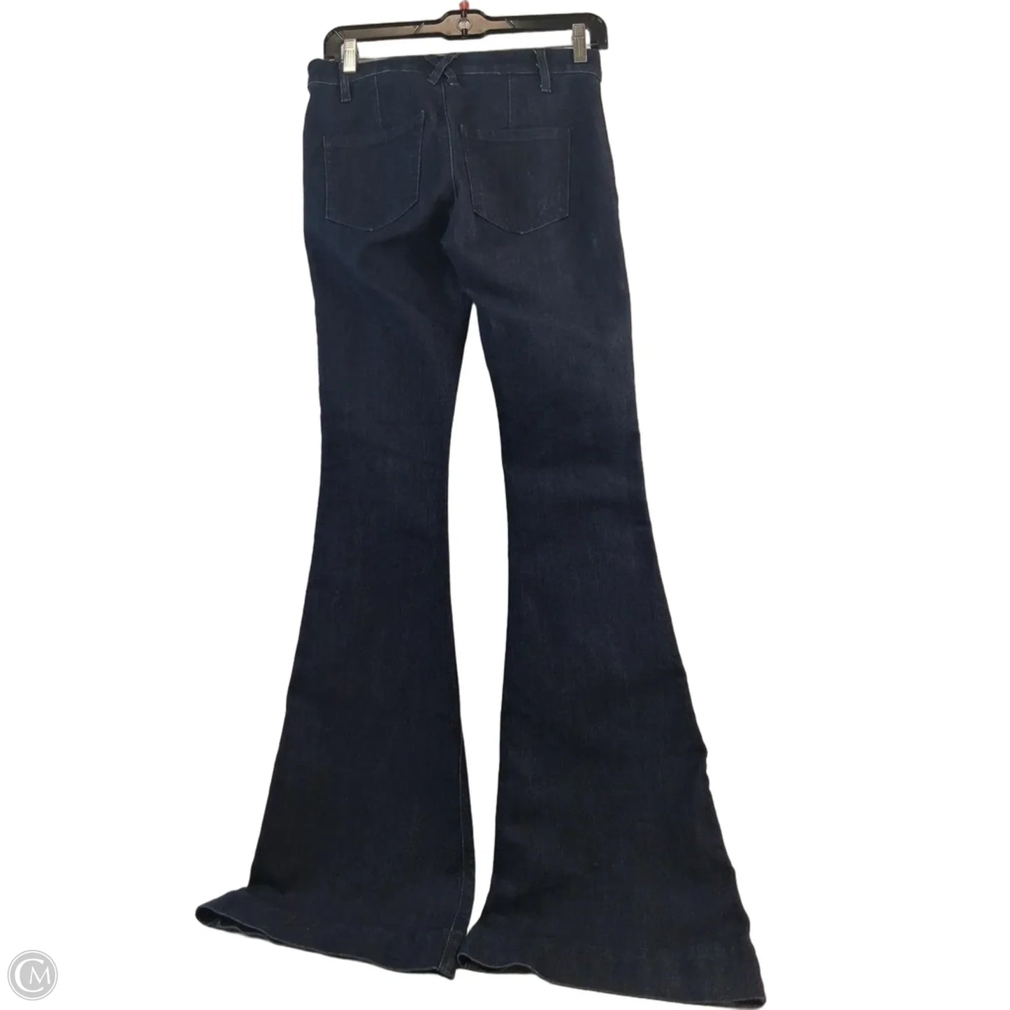 Jeans Flared By Express In Blue Denim, Size: 2
