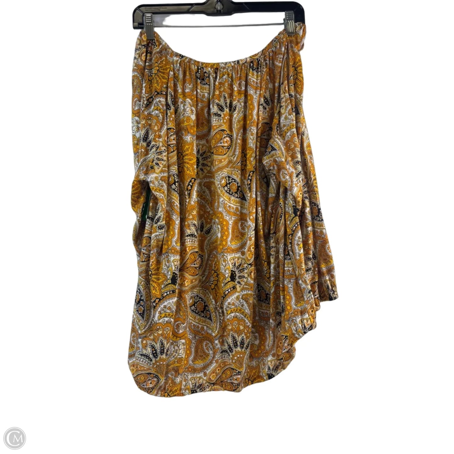 Top Long Sleeve By Michael By Michael Kors In Yellow, Size: Xl