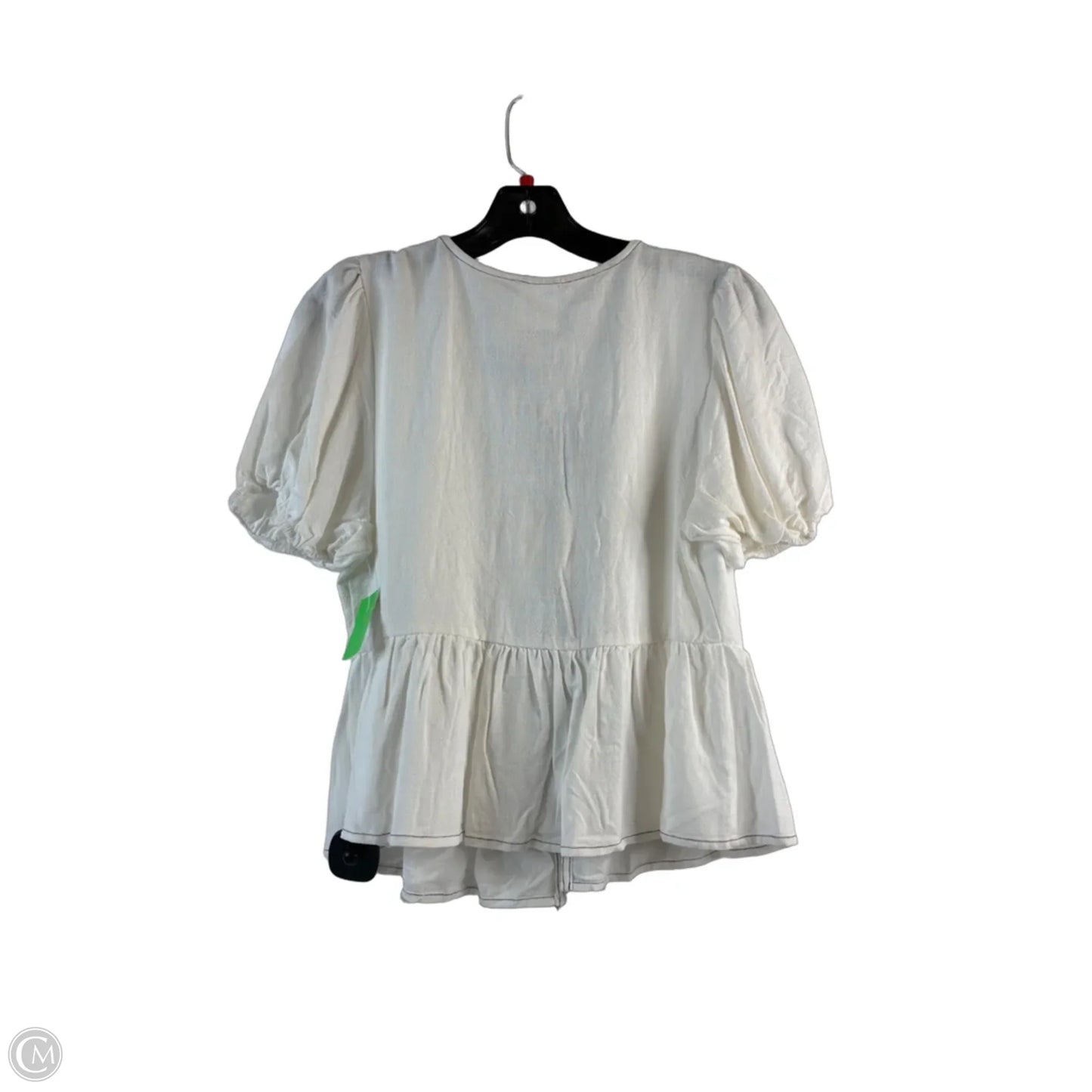 Top Short Sleeve By Sienna Sky In Black & White, Size: M