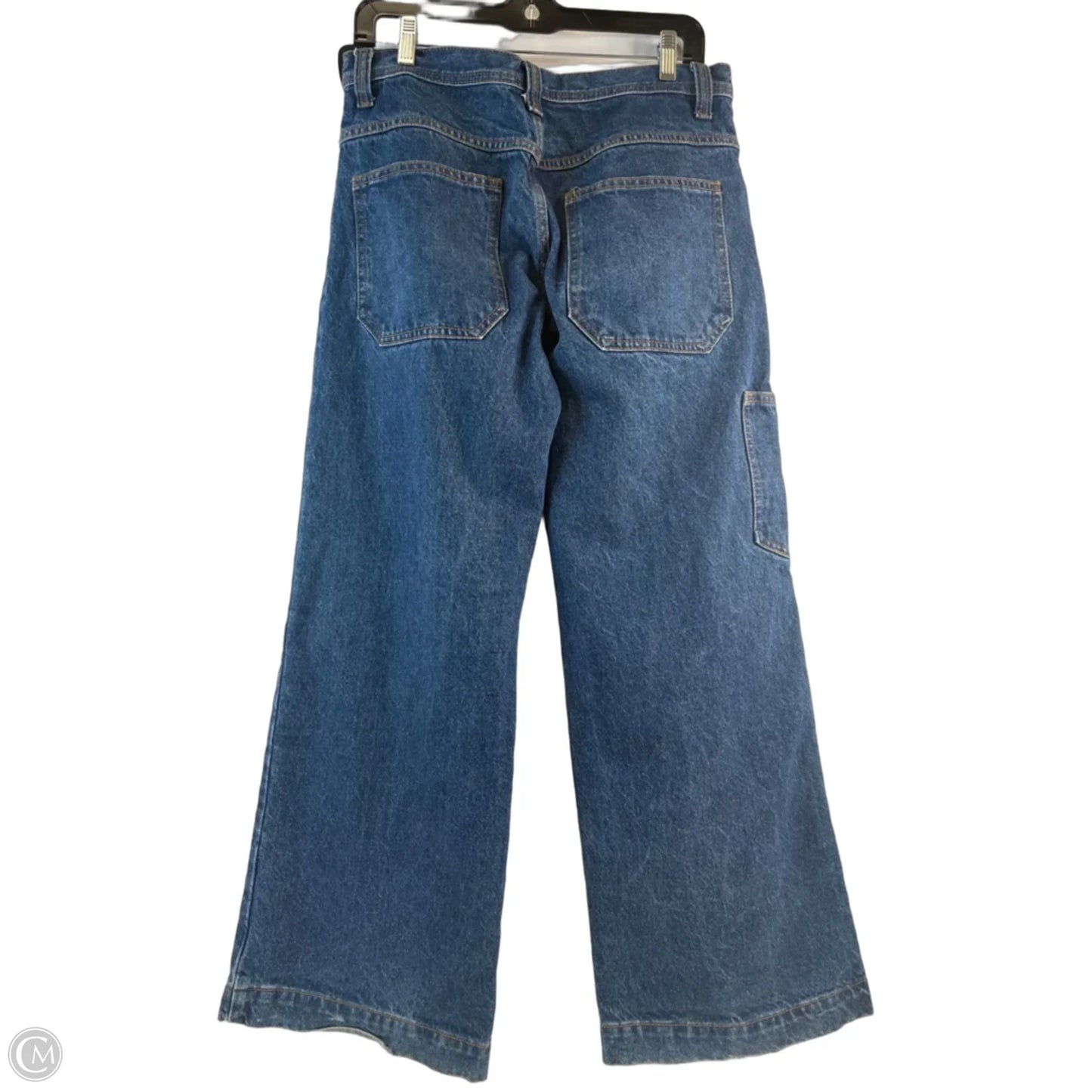 Jeans Wide Leg By Clothes Mentor In Blue Denim, Size: 4