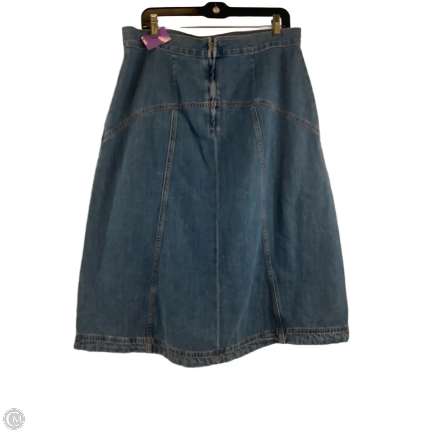 Skirt Maxi By Old Navy In Blue Denim, Size: 12