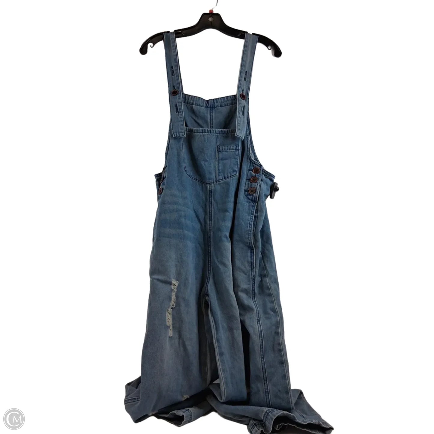 Jumpsuit By Clothes Mentor In Blue Denim, Size: S