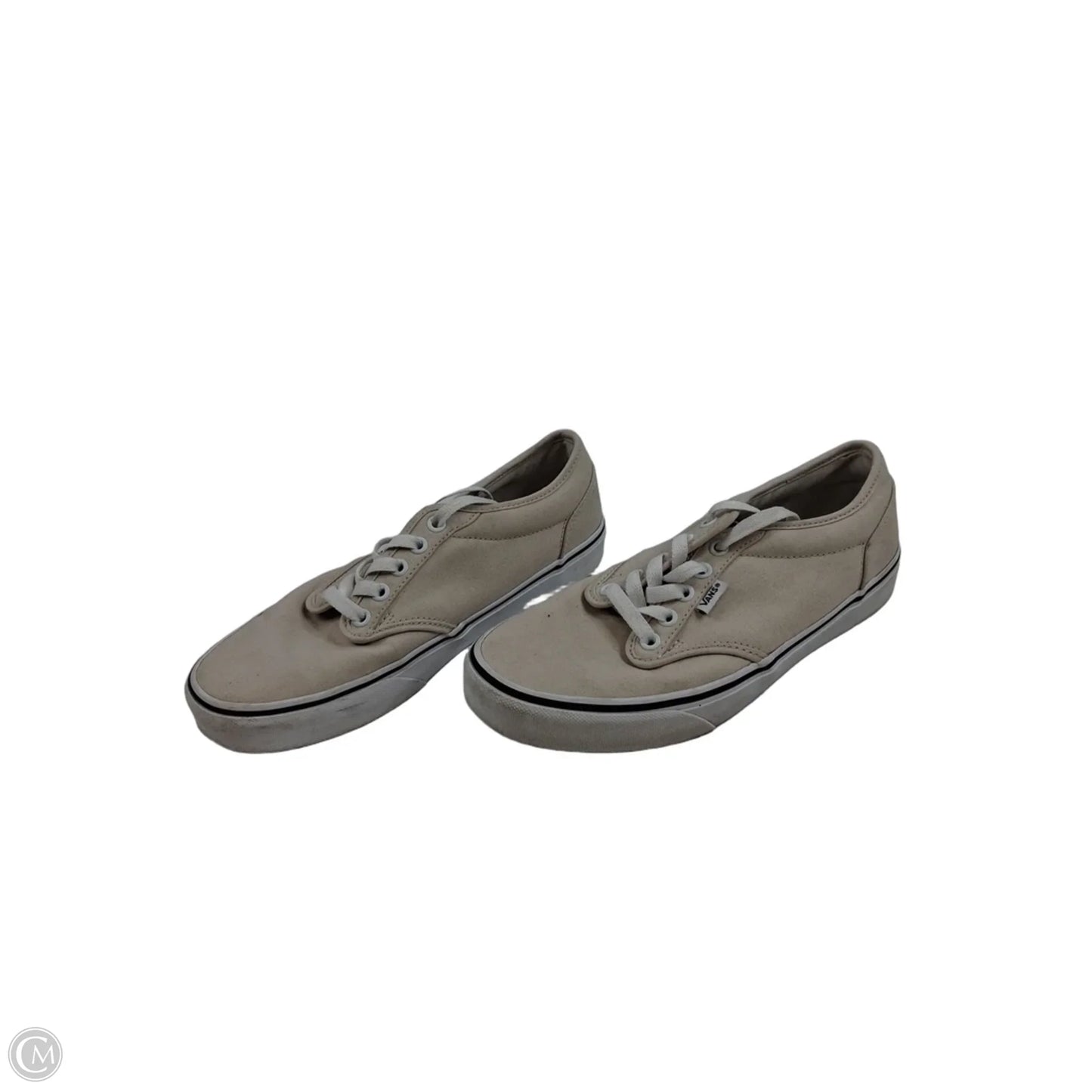 Shoes Sneakers By Vans In Cream, Size: 9