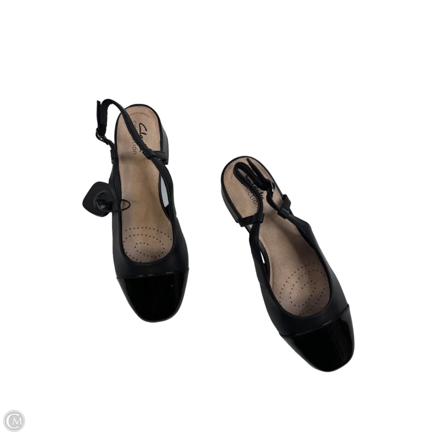 Shoes Heels Block By Clarks In Black, Size: 8