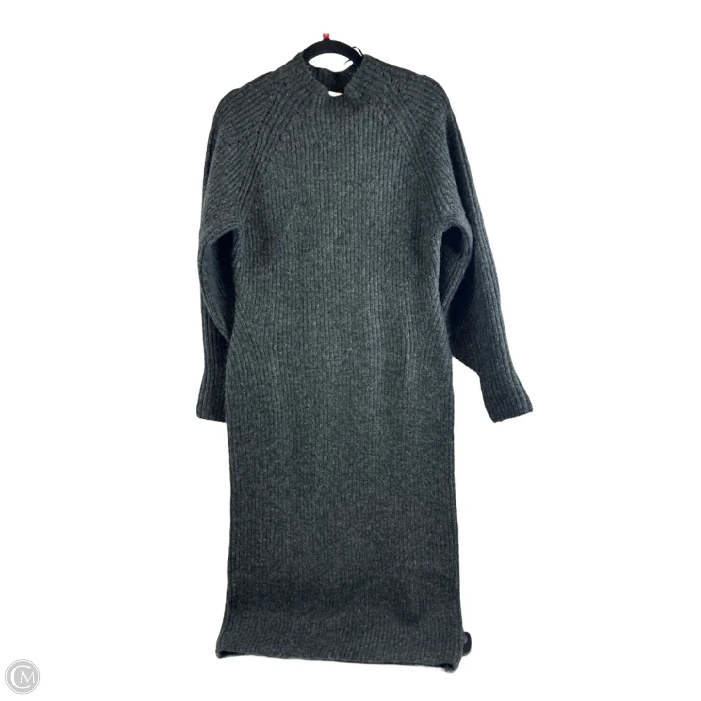 Dress Sweater By H&m In Grey, Size: M