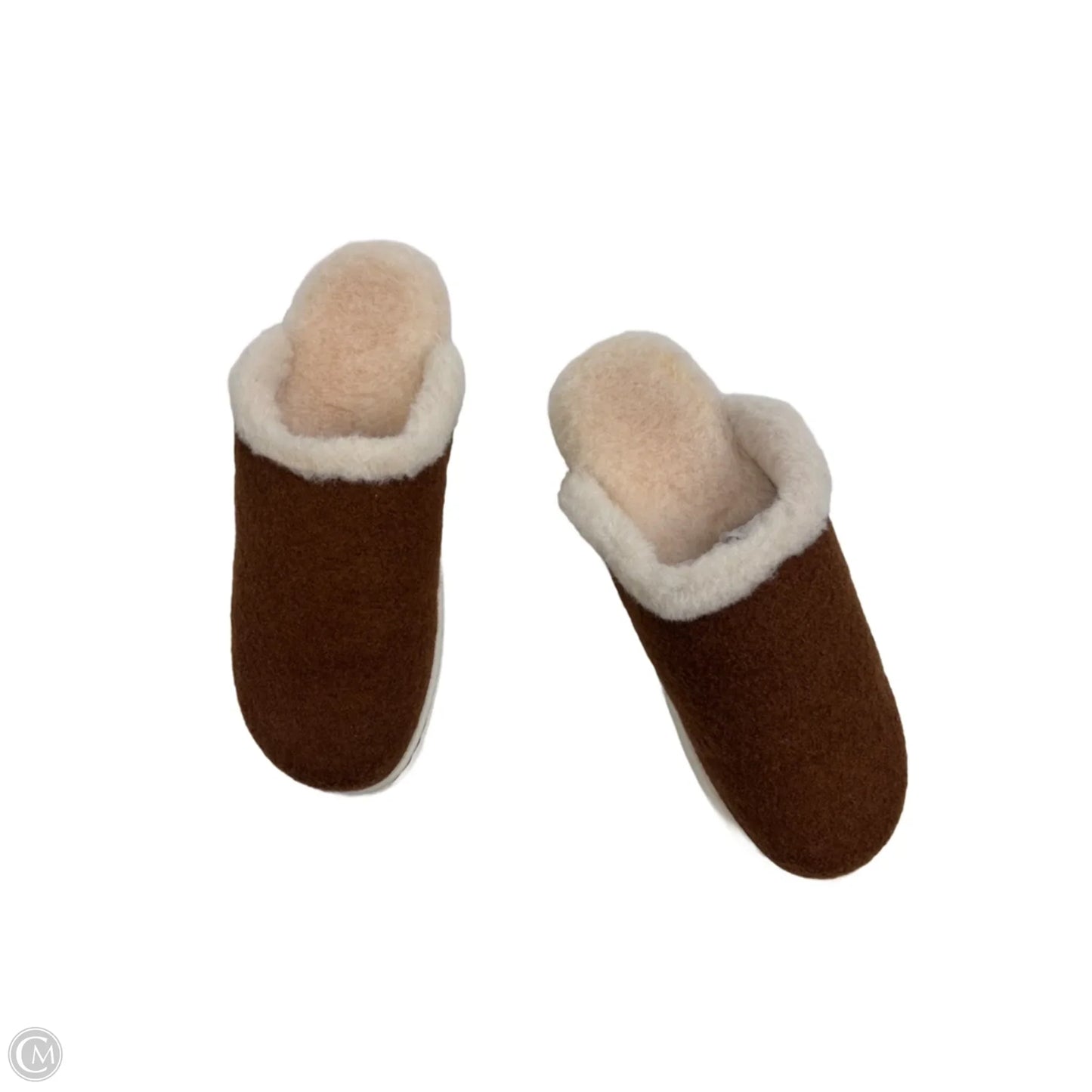 Shoes Flats By Born In Brown & Cream, Size: 10.5